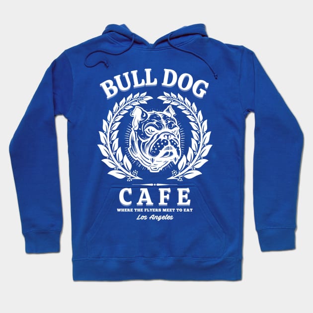 Bull Dog Cafe Original Aesthetic Tribute 〶 Hoodie by Terahertz'Cloth